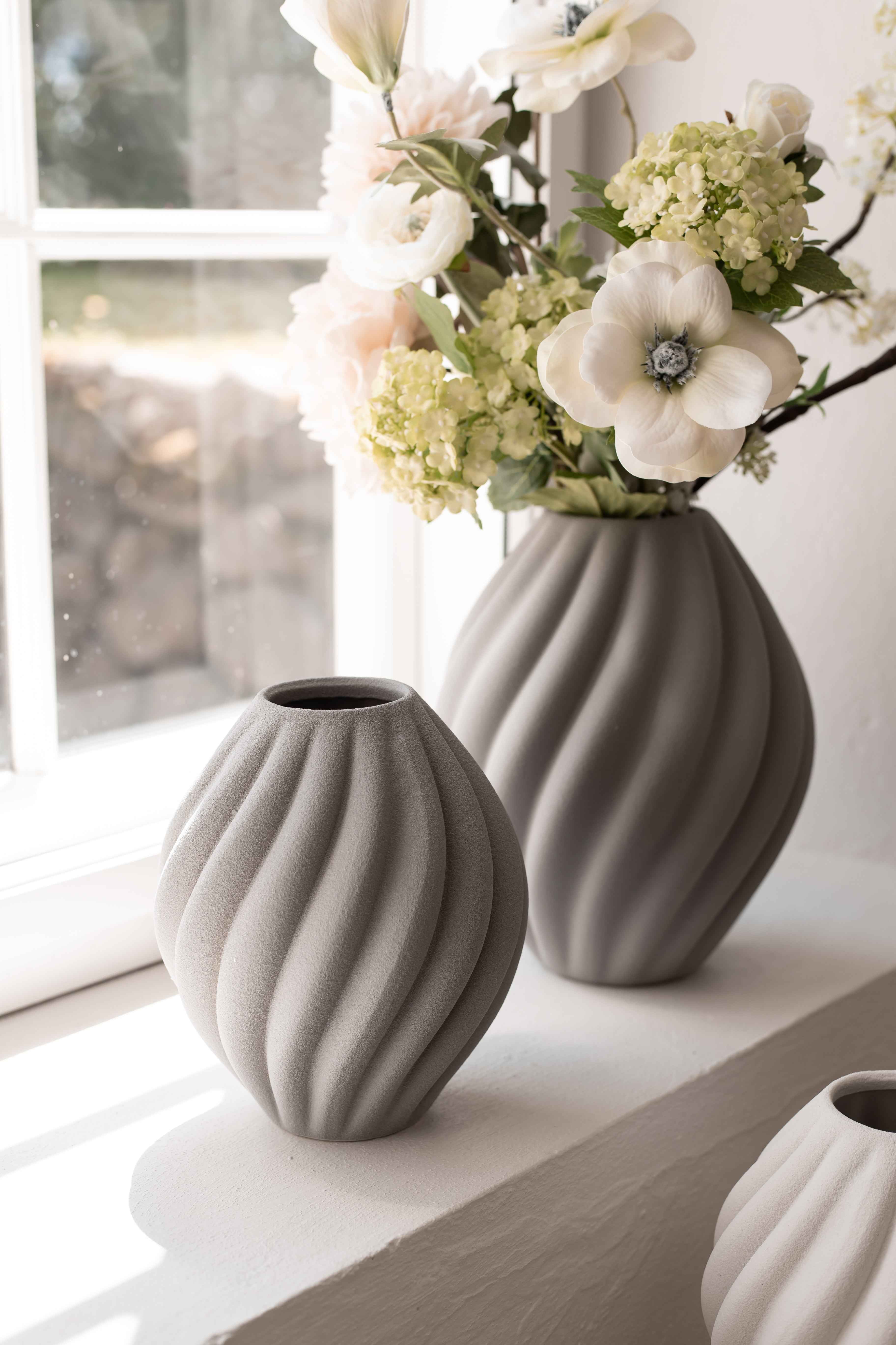 Flora Vase - Grå | Lille