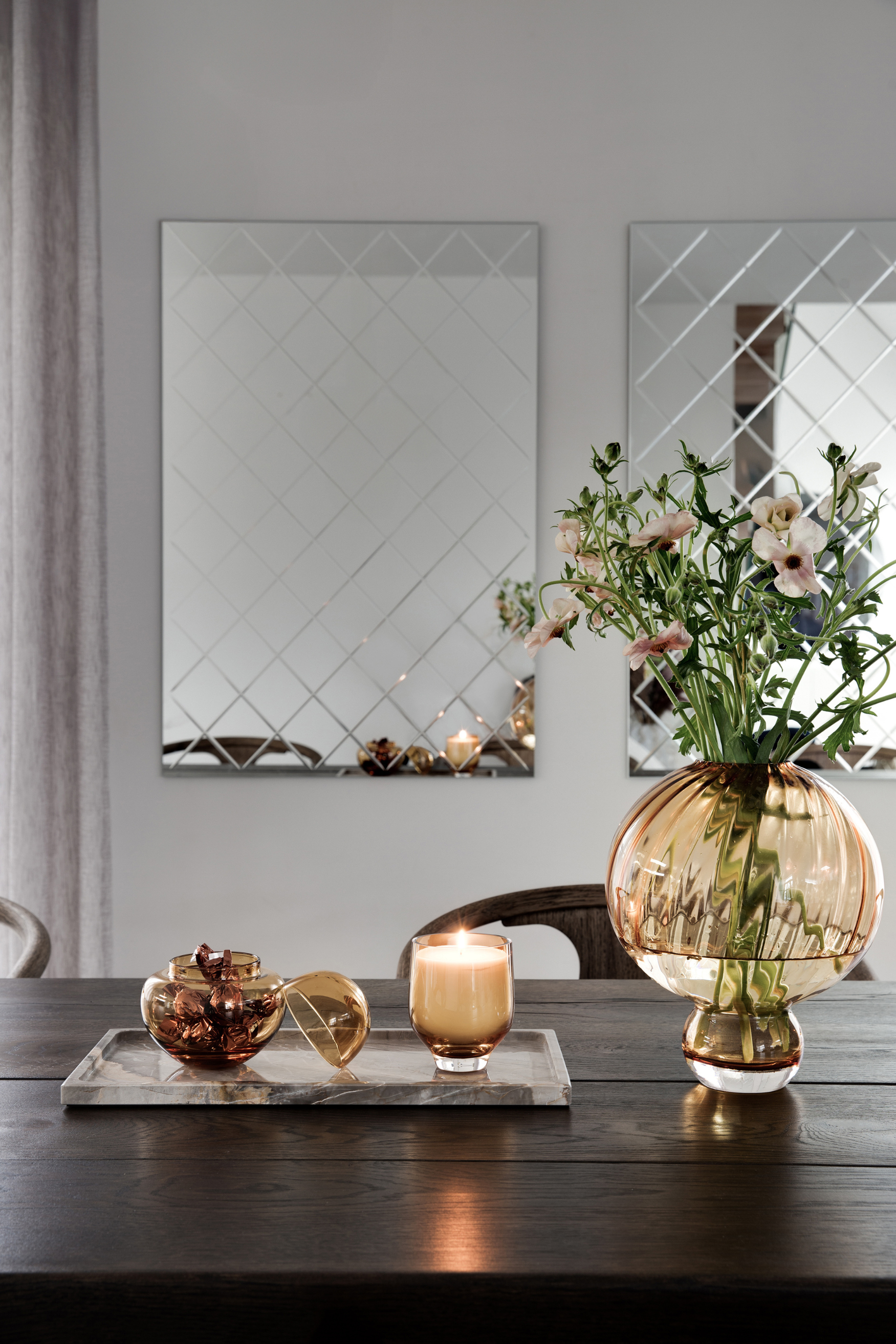 Harlequin Spejl - Klar | Lille