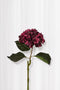 Hortensia Kunstig Blomst - burgundy