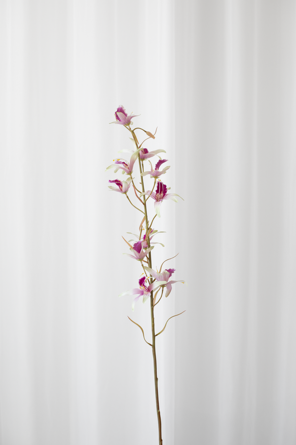Kunstig Blomst - Lilla Dendrobium.