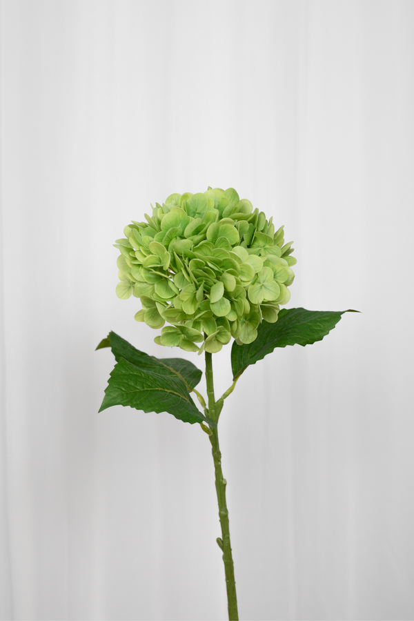 Kunstig grøn hortensia 