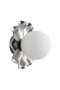 Lea Lampe - chrome | opal glas