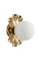 Lea Lampe - gylden | opal glas