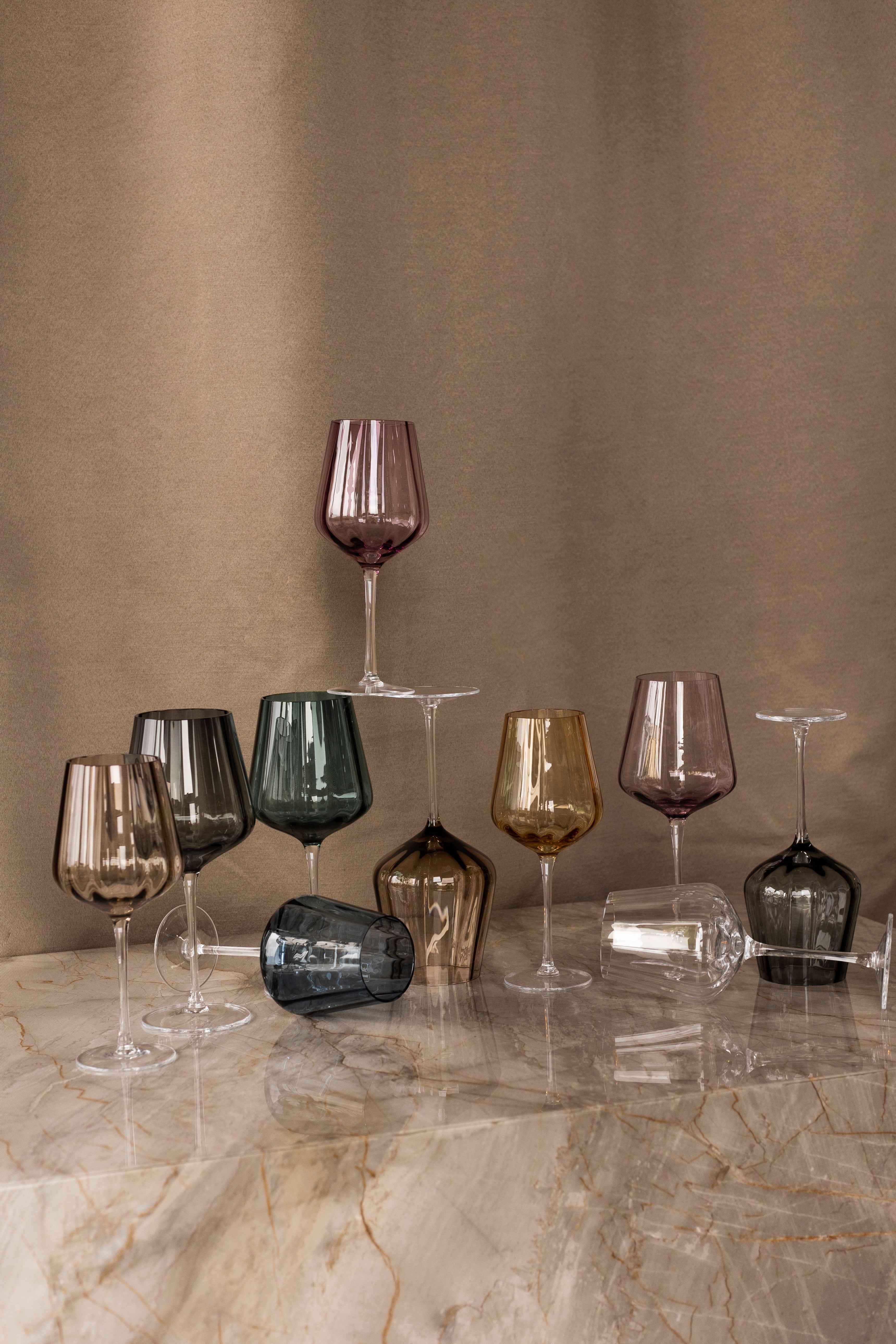 Meadow Glas - Rødvinsglas | Plum | Pakke med 6 stk.