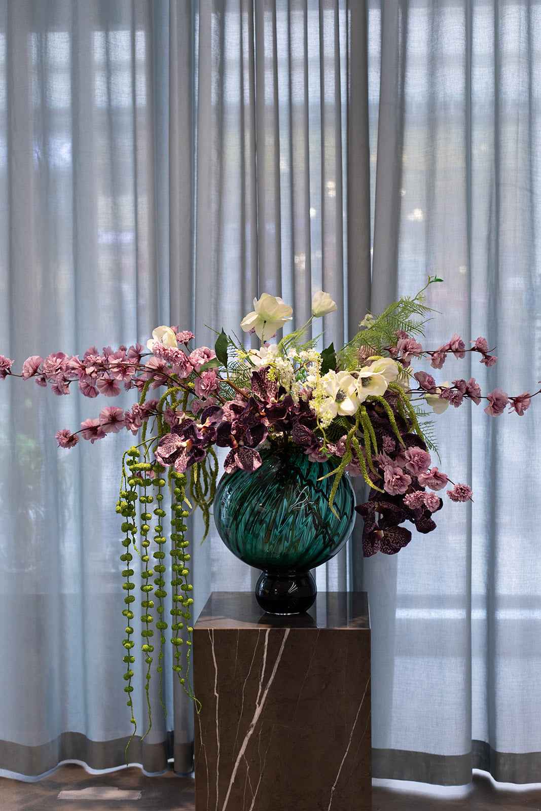 Meadow Swirl Vase - Grøn | Stor