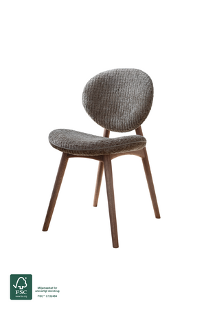 Nohr spisebordsstol - Brunolieret Eg | Caramel Teddy