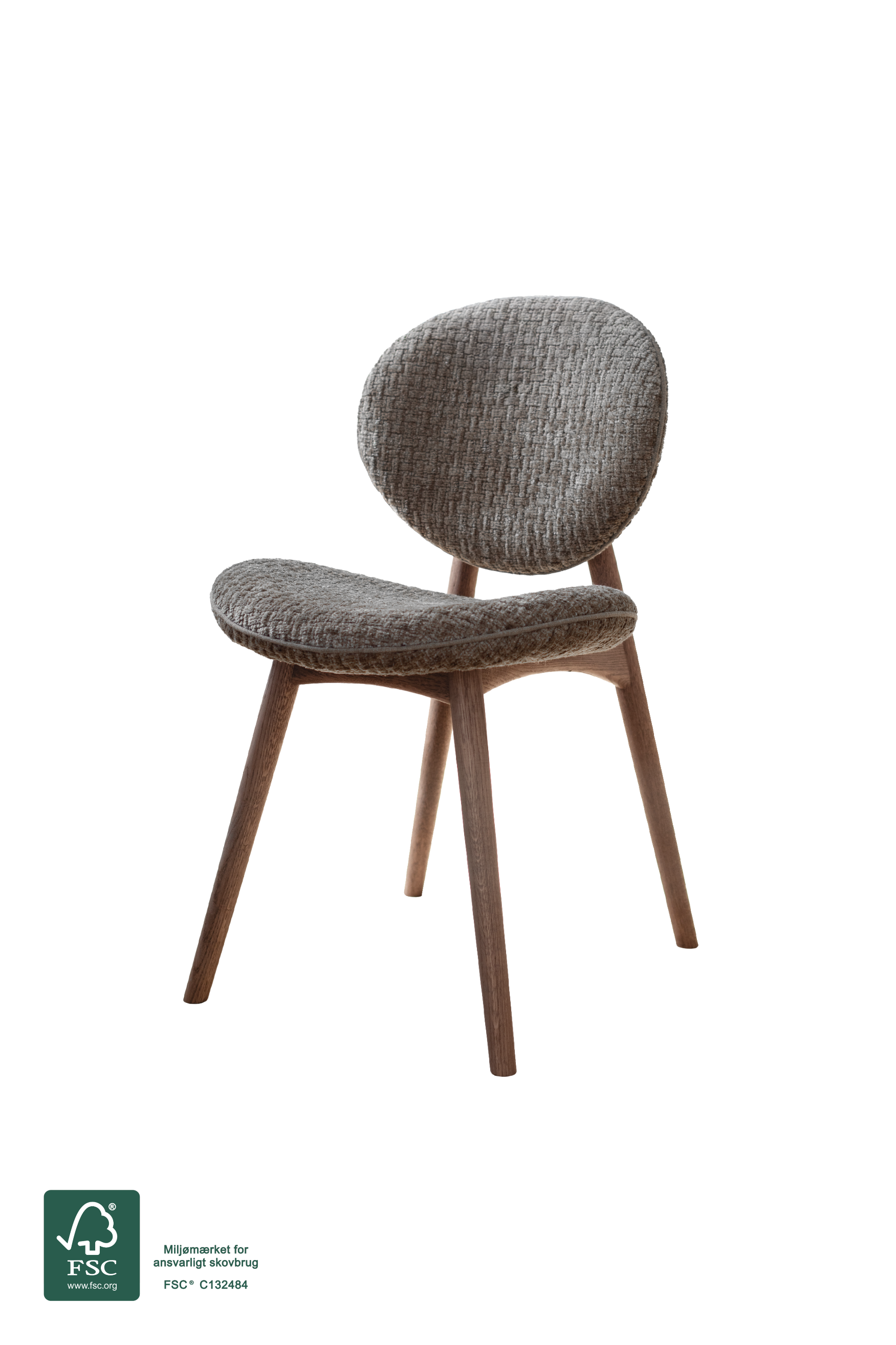 Nohr spisebordsstol - Brunolieret Eg | Caramel Teddy