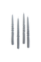 The Curly Candle Collection - Packed with 4 Pieces per box - Steel Grey Middle Curled
