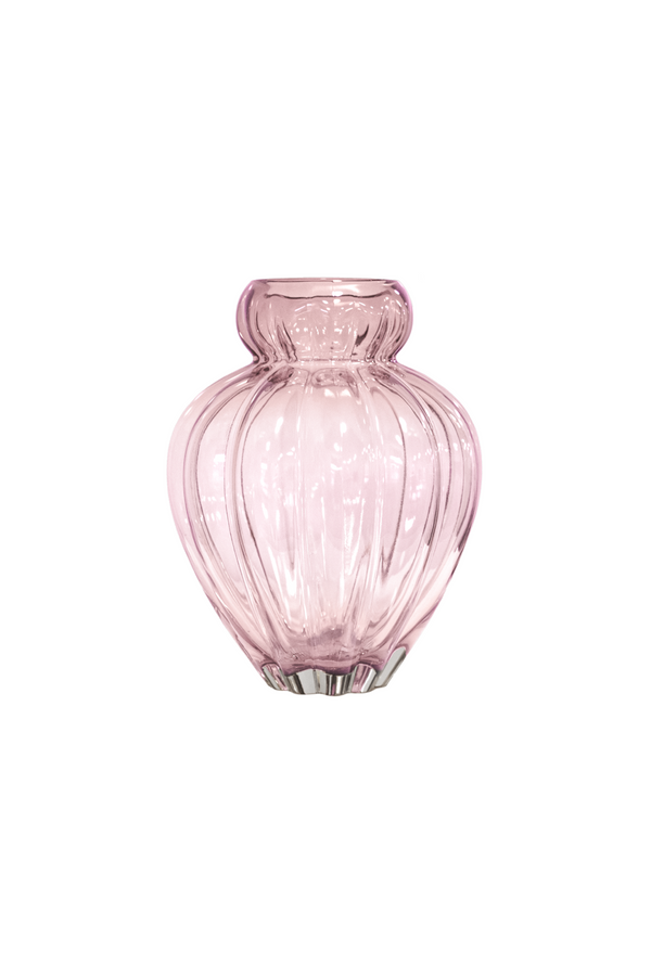 specktrums lyserød audrey vase i glas