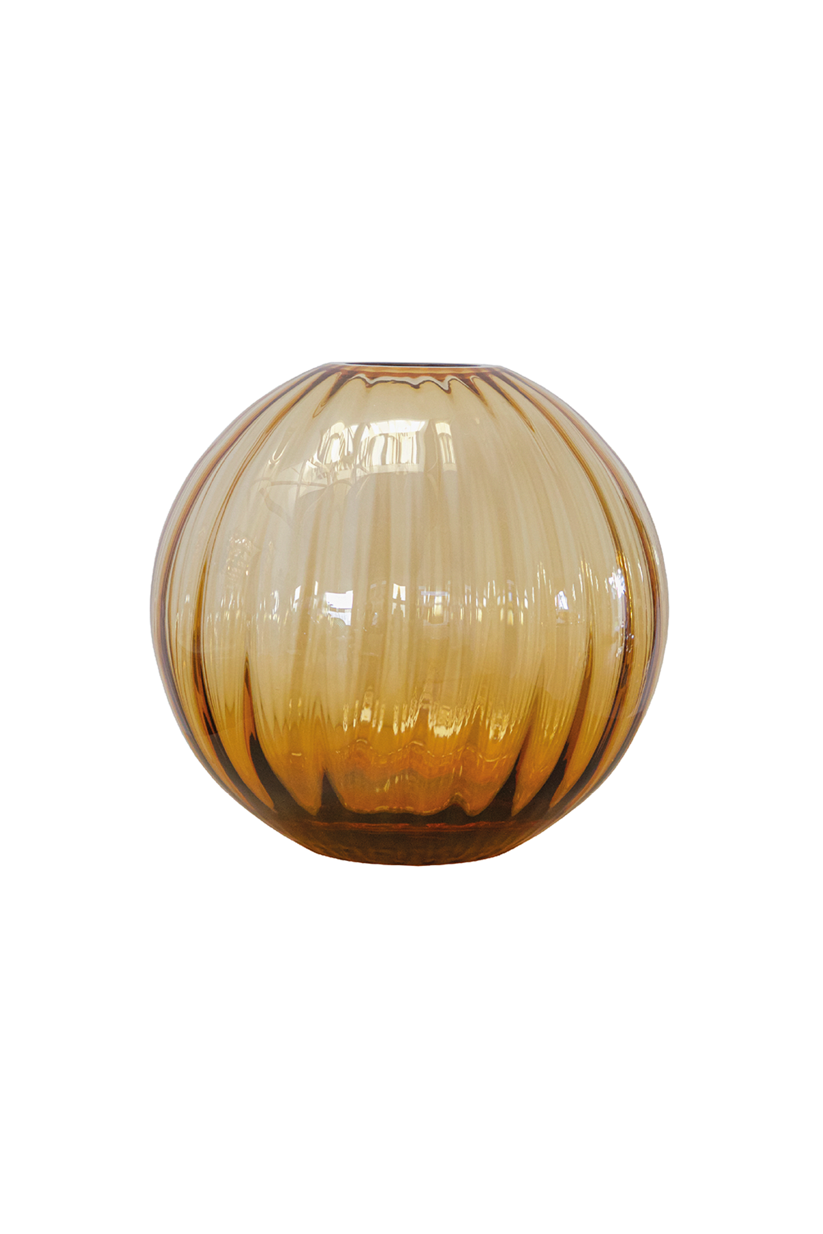 Sadie Line Vase - Amber | Lille