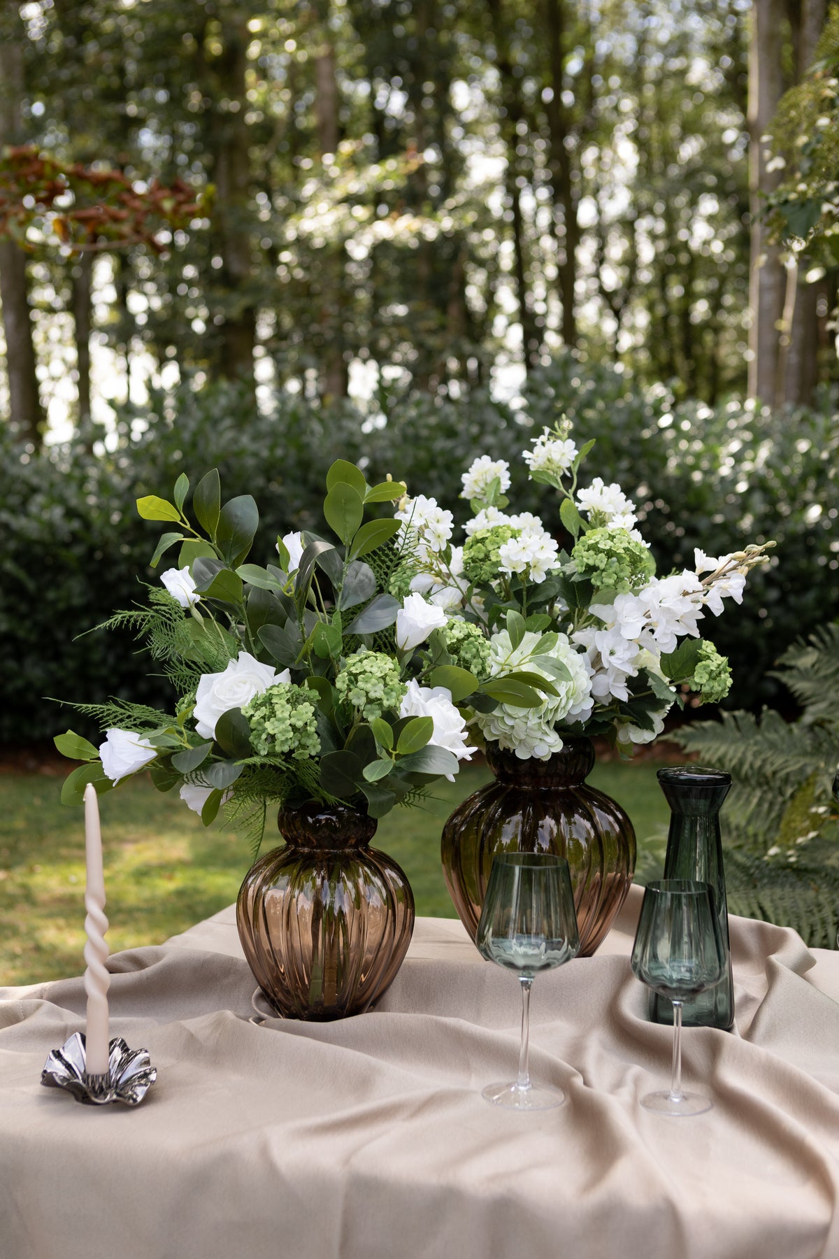 Audrey Vase - Smokey brown | Stor