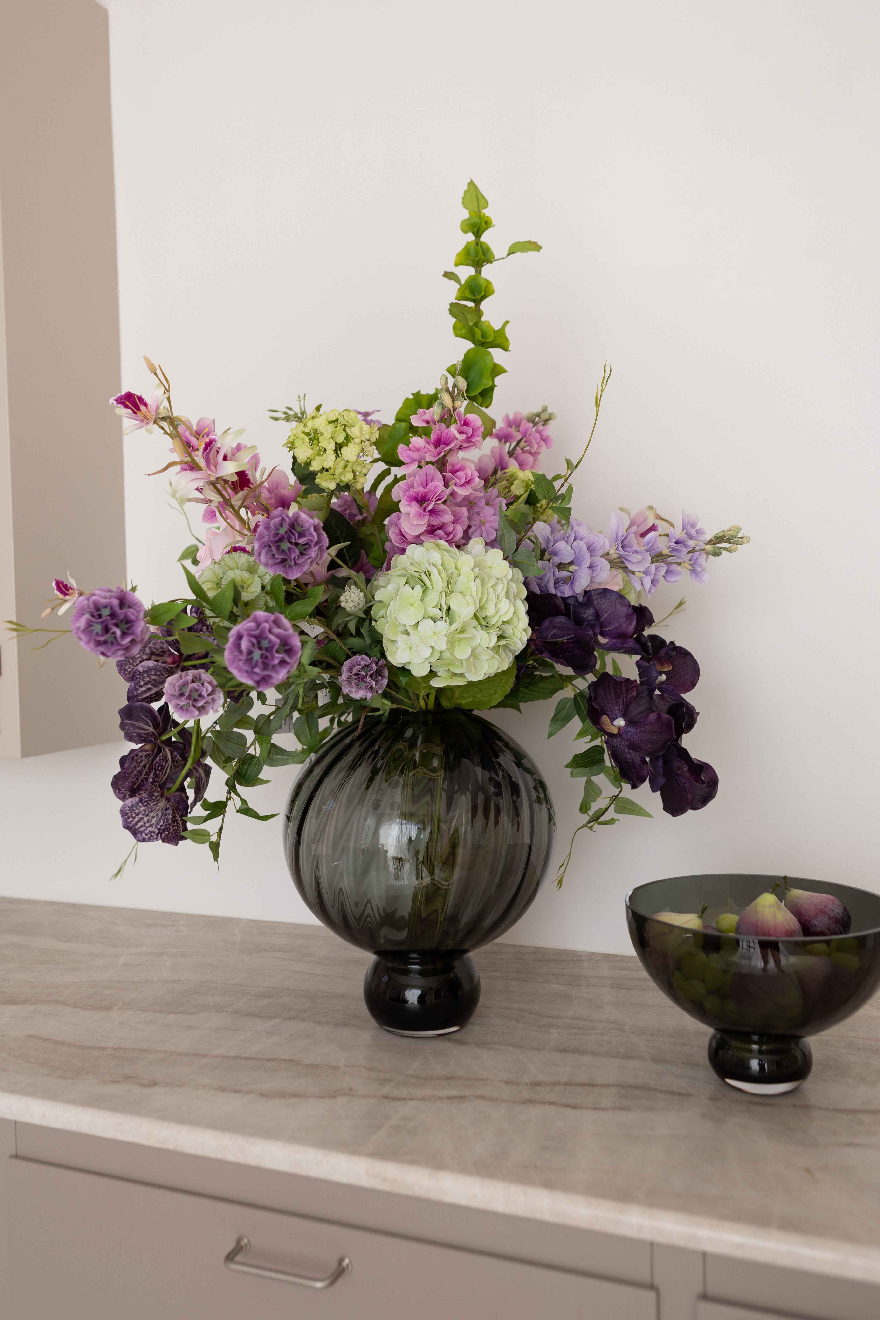 Hortensia Kunstig Blomst - Lysegrøn | Stor