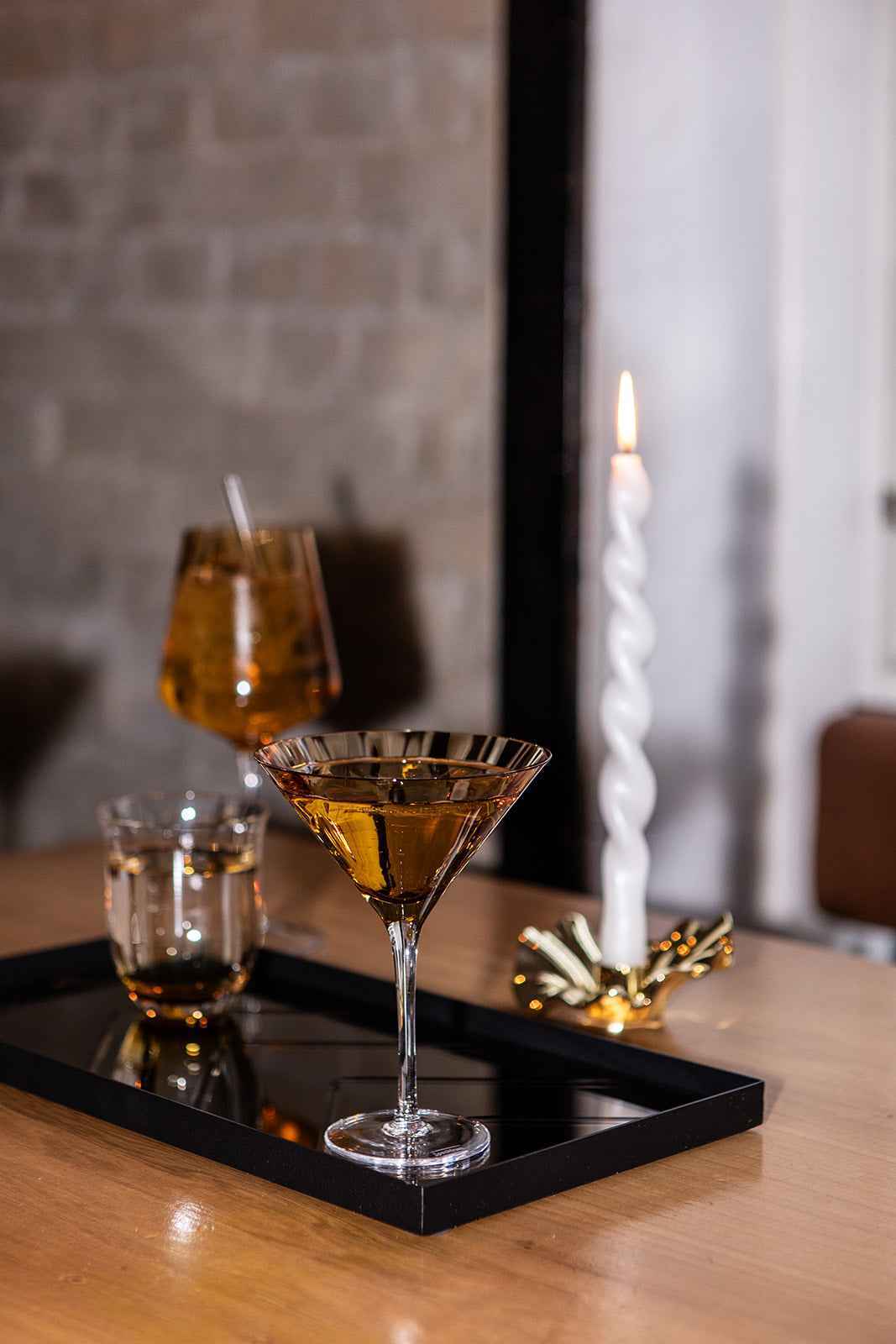 Meadow Glas - Martiniglas | Amber I Pakke med 6 stk.