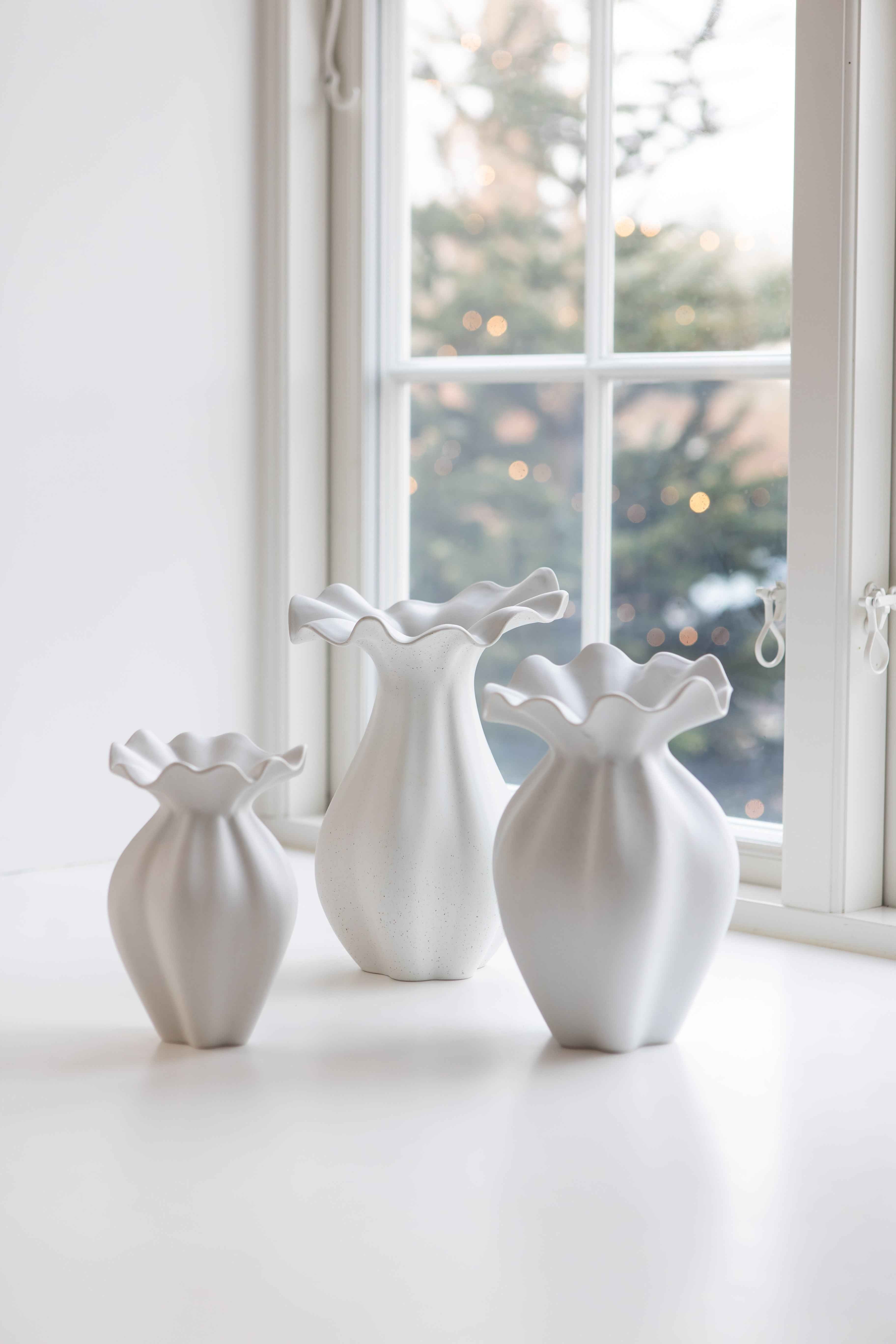Nellie Vase - Off White | Stor
