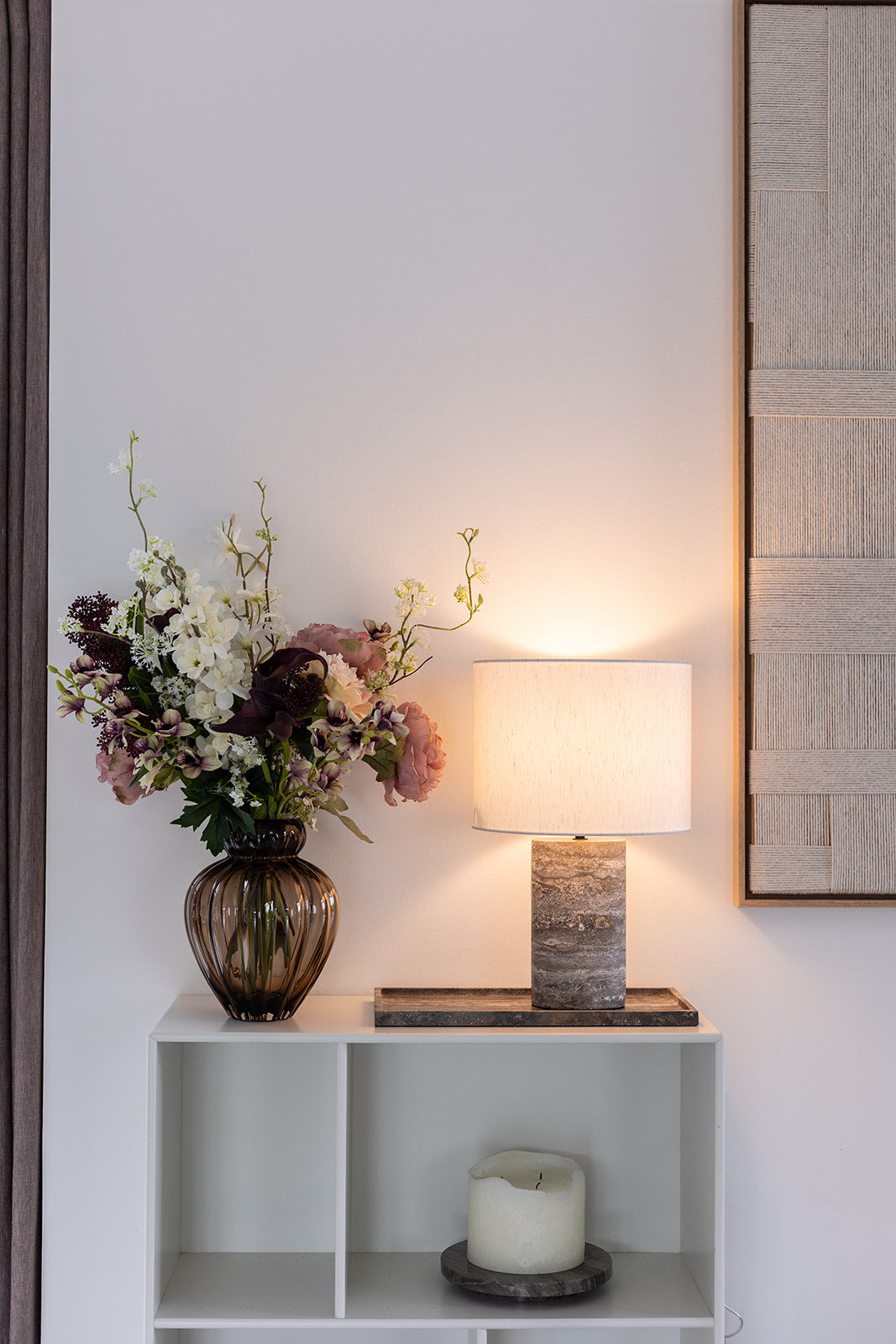 Audrey Vase - Smokey brown | Mellem