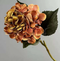 Hortensia Kunstig Blomst - brændt orange