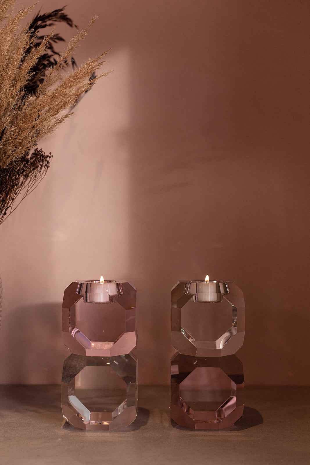 Sky Lysetage Stacked - Clear/Pink