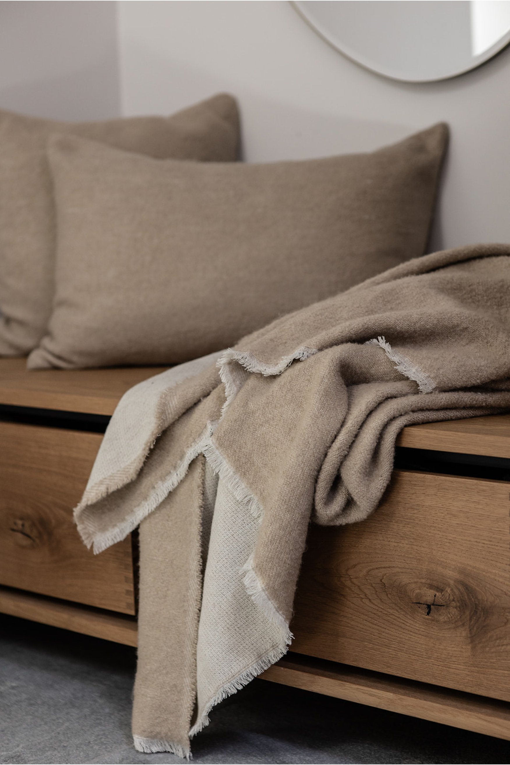 Alma Plaid - Sand 180*130 cm