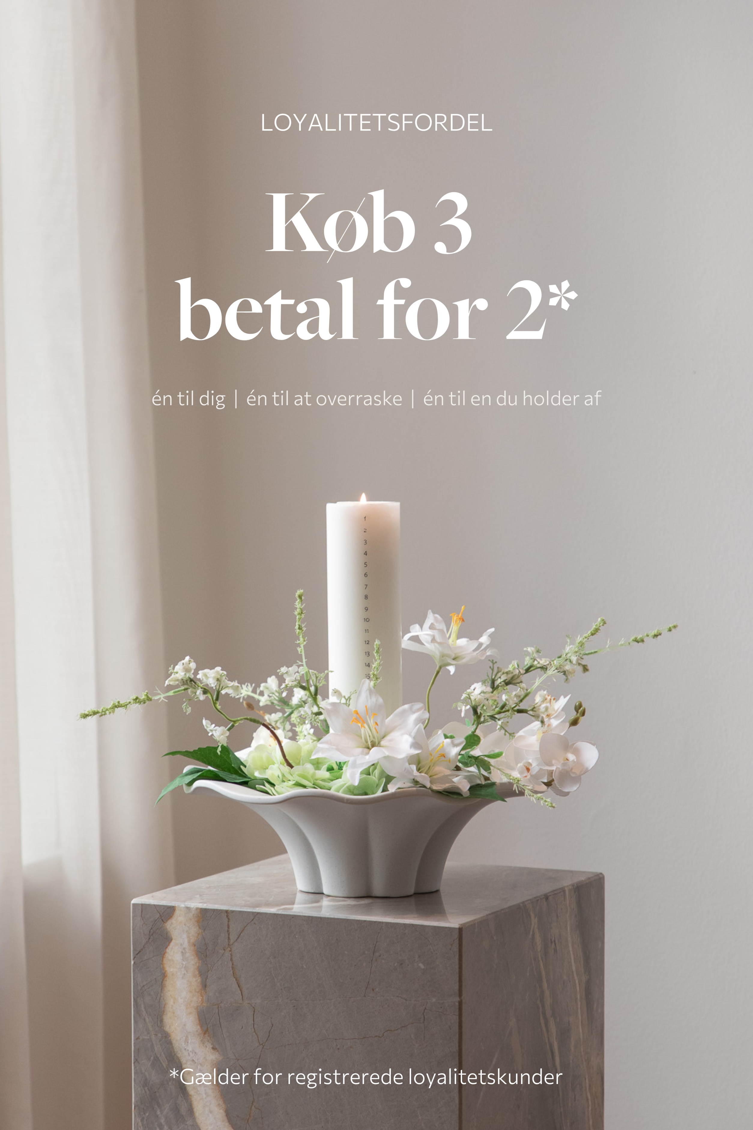 Kalenderlys - 24 øjeblikke af selvforkælelse | Hvid