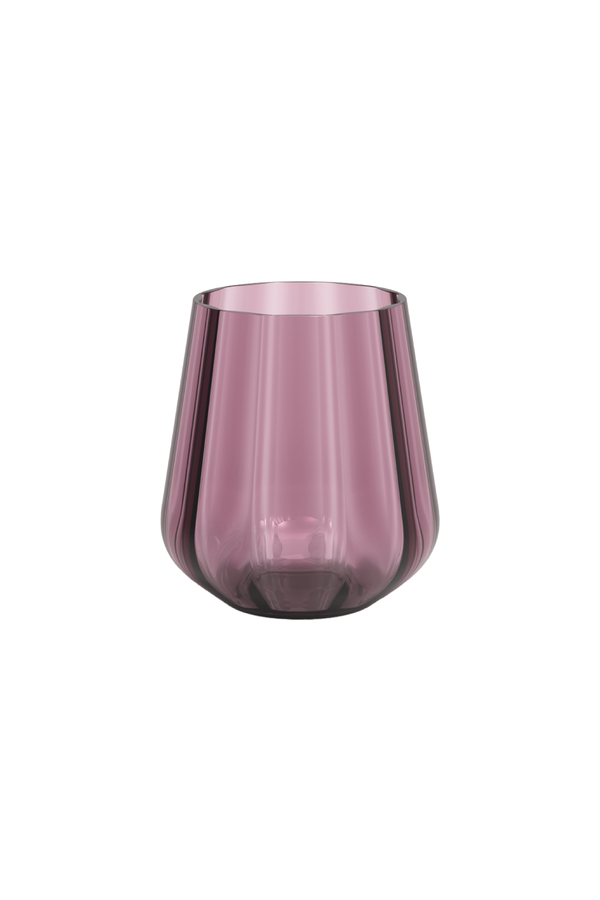 Meadow vandglas i plum – rosa farvet glas produceret i Europa med stilrent udtryk fra spektrum
