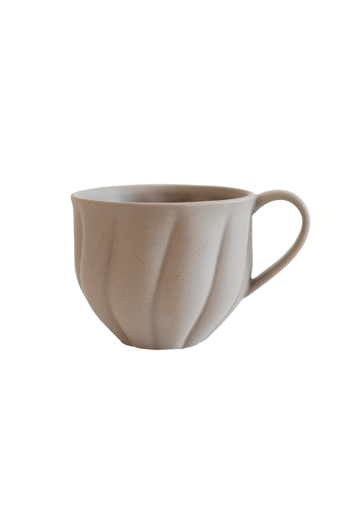 keramik kop fra specktrum med hank i smuk sandfarvet keramik
