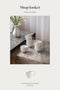Shop looket - 6 Nellie kopper med hank - Hvid