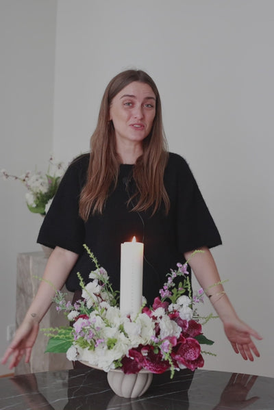 DIY video af, hvordan du skridt for skridt laver en juledekoration