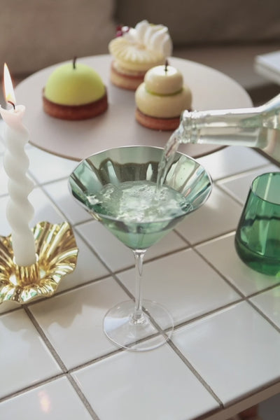 Martini cocktailglas grøn fra Specktrum