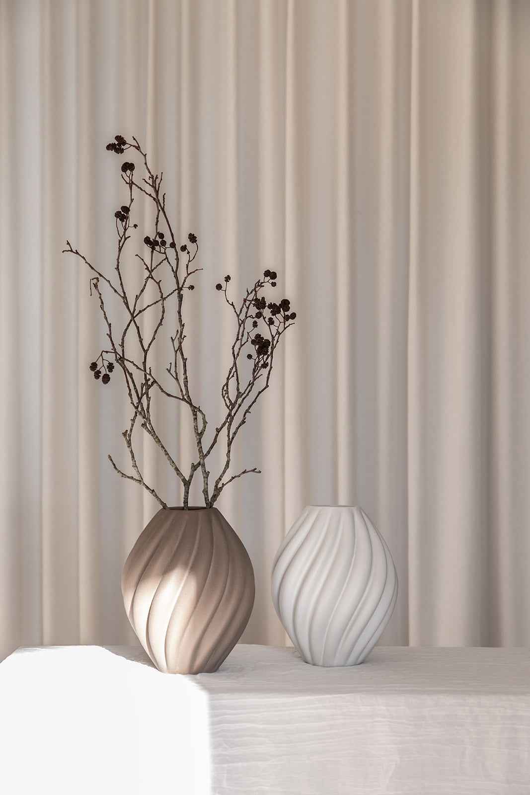 Flora Vase - Brun | Stor