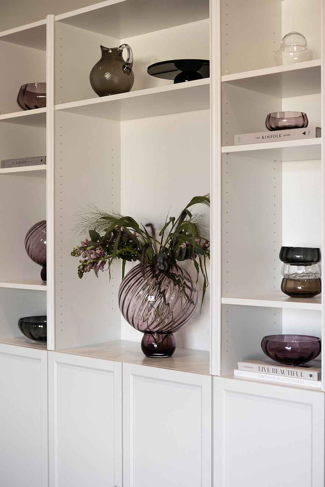 Meadow Swirl Vase - Plum | Stor