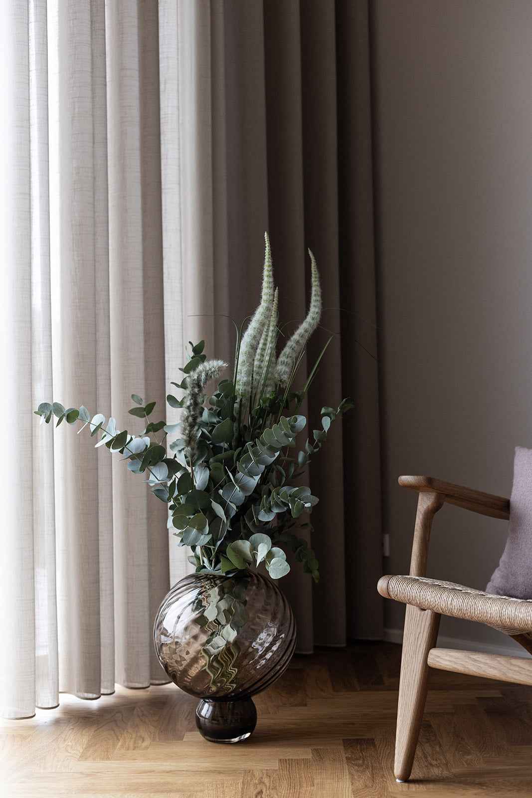 Meadow Swirl Vase - Topaz | Mellem