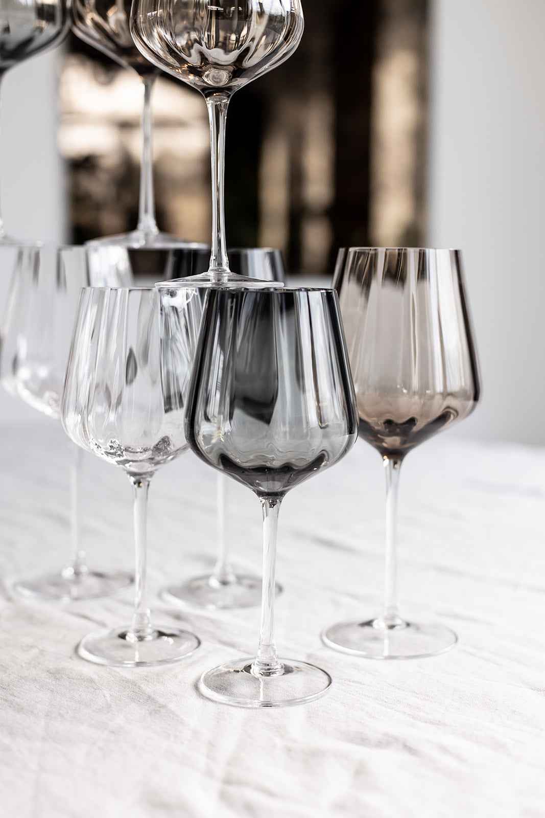 Meadow Glas - Hvidvinglas | Grå