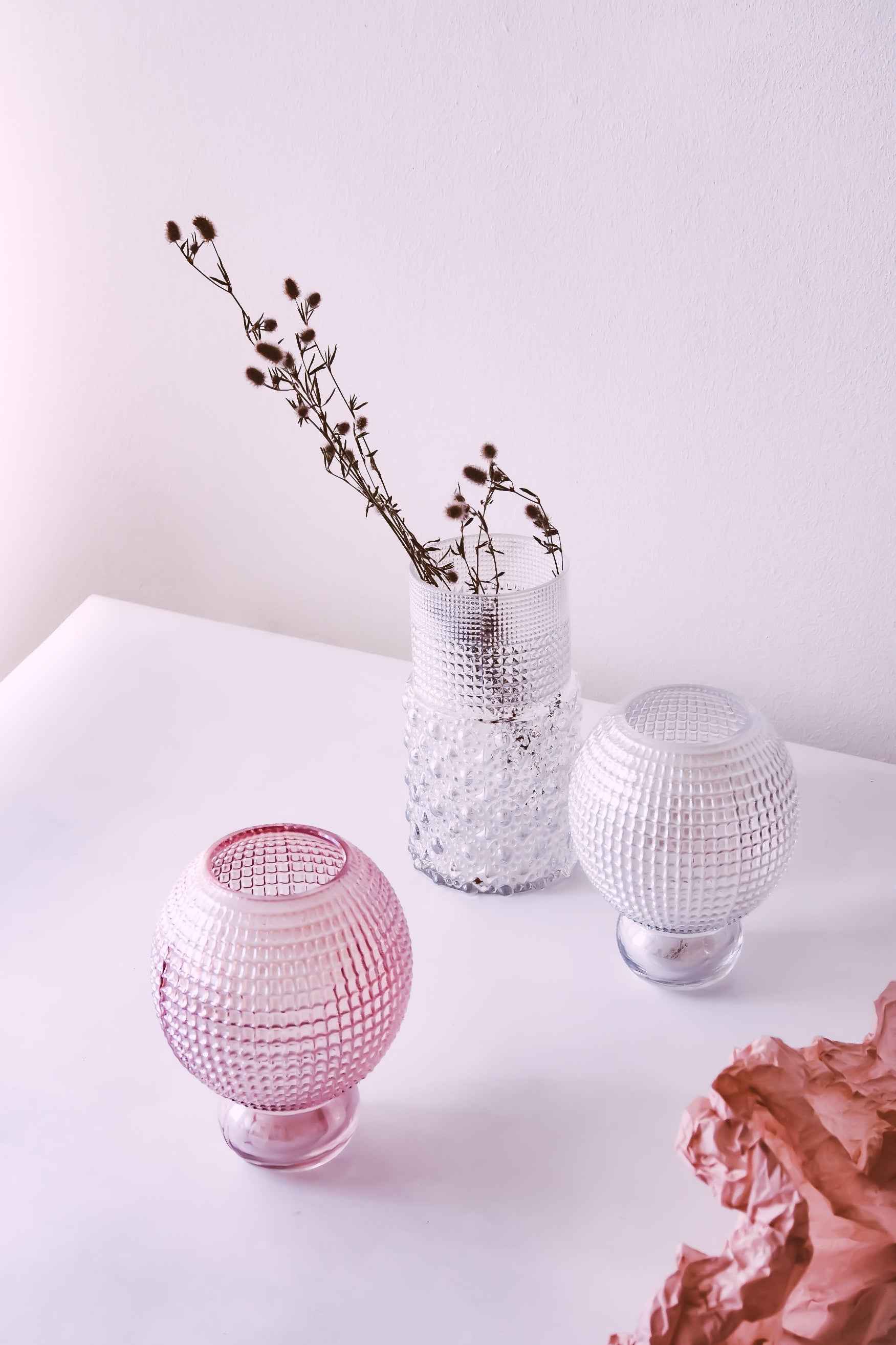 Savanna Vase - Lyserød | Lille