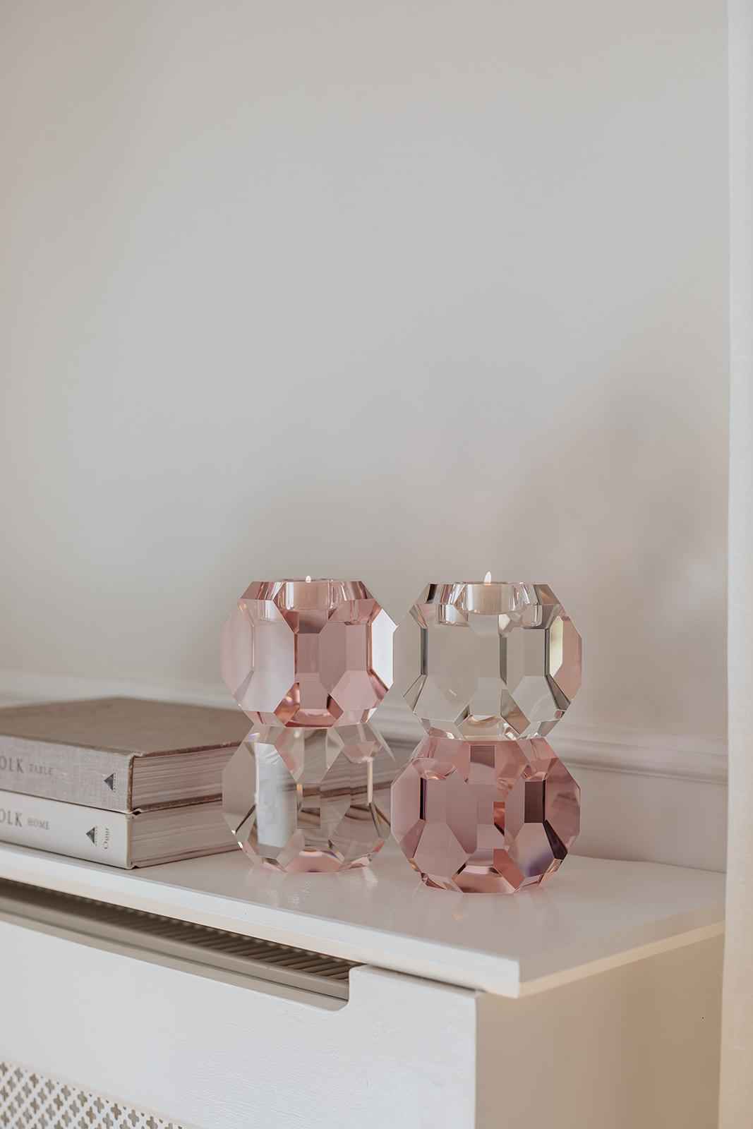 Sky Lysetage Stacked - Clear/Pink