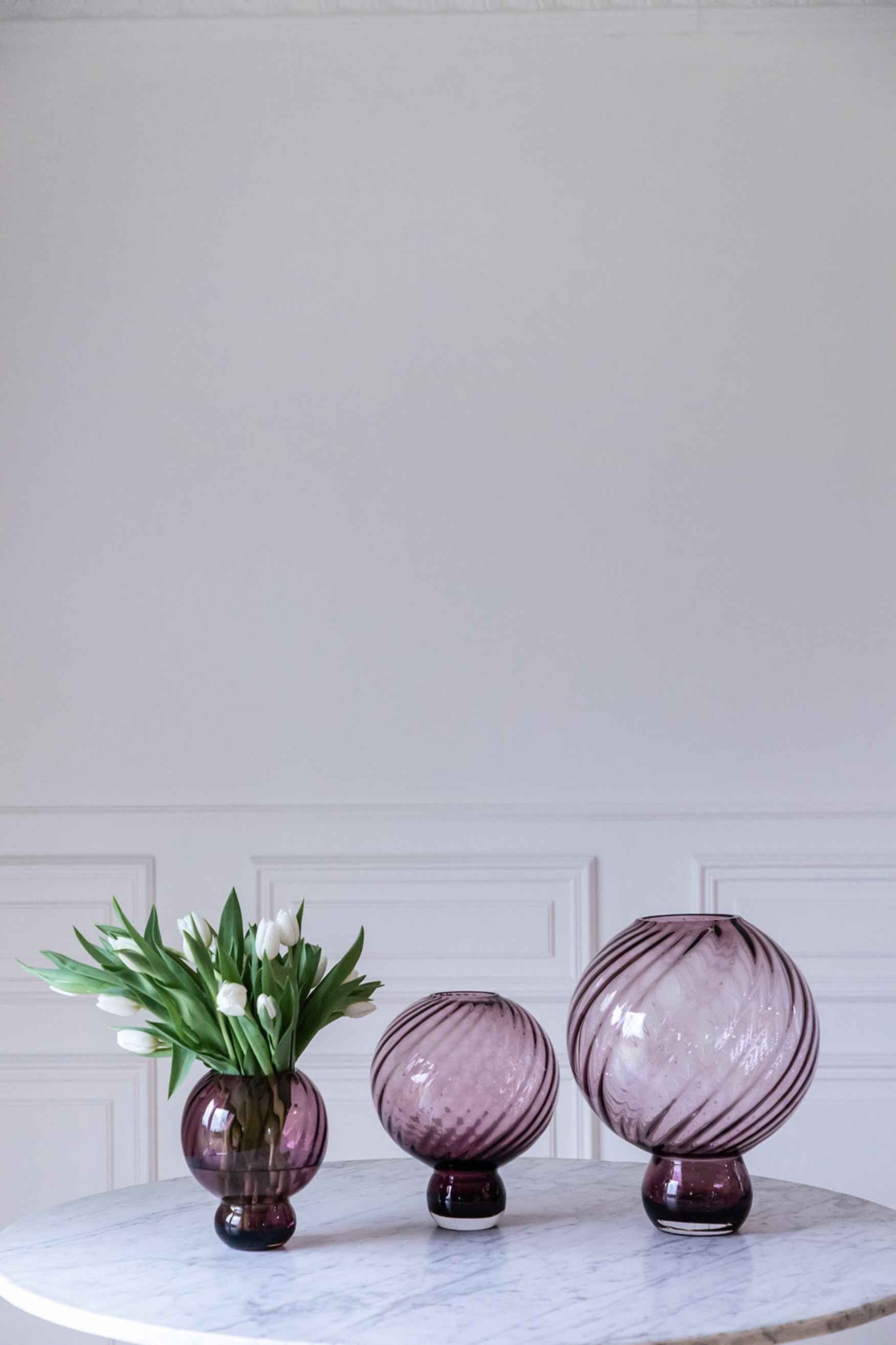 Meadow Swirl Vase - Plum | Stor